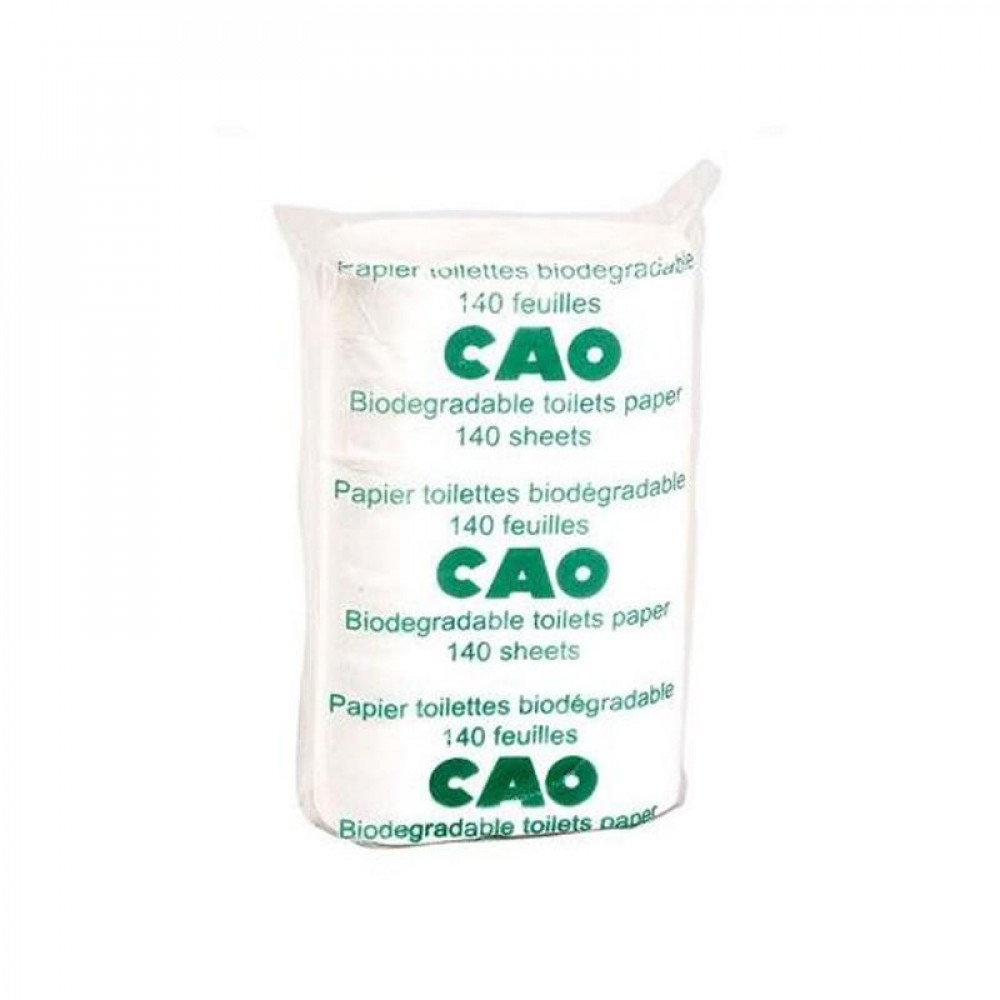 Papier toilette biodégradable CAO (lot de 2 paquets)